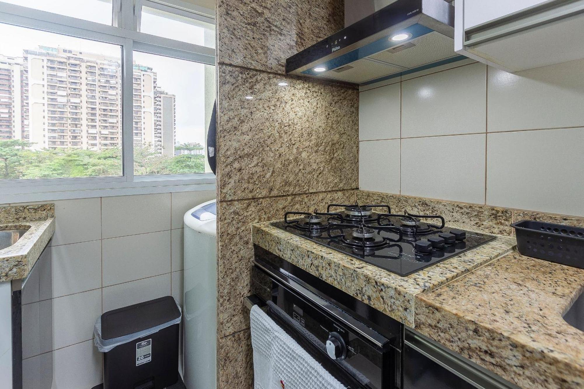 Apartemen Conforto E Exclusividade A 5 Min Da Da Barra Rio de Janeiro